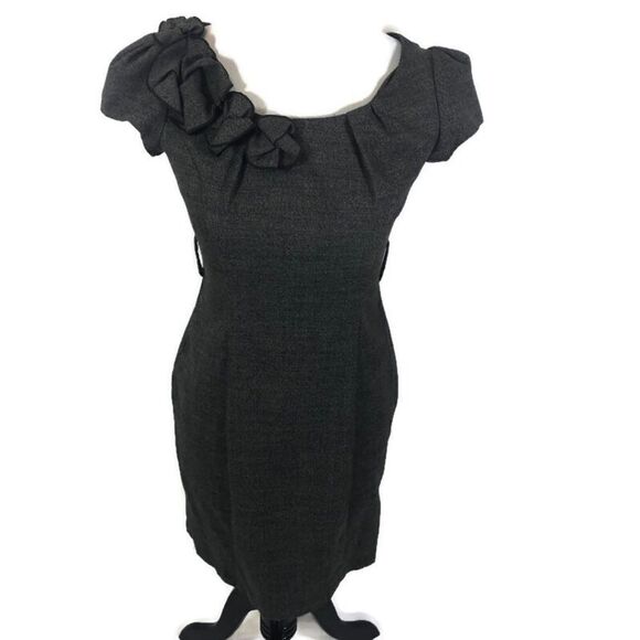 A. Byer Fitted  Cap Sleeve Brown Dress In sIze 3 - Picture 1 of 8